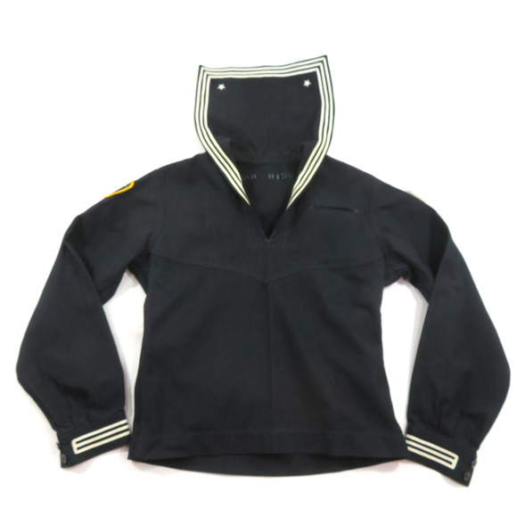 Other Other - USN Jumper Shirt Naval Sea Cadet Cracker Jack Navy Wool Jumper Sz 40R Vintage